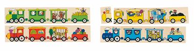 MEMORY PUZZLE PETITS TRAINS 56945