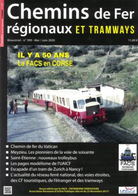 [419118-399] Chemins de fer régionaux et tramways N°399 (Mai/Juin 2020)