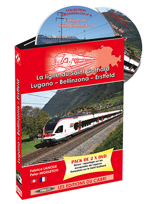 [328723] Locovision Suisse N°08 : La ligne du Saint Gothard : Lugano - Bellinzona - Erstfeld