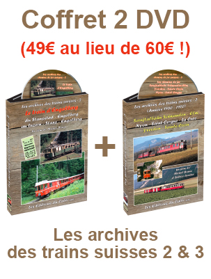 [328733] Coffret Archives des trains suisses  - 2 & 3 