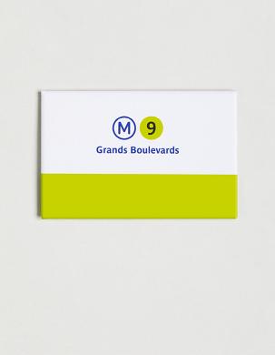 [233214] Magnet métro ligne 9 