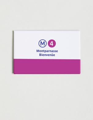 [233219] Magnet métro ligne 4