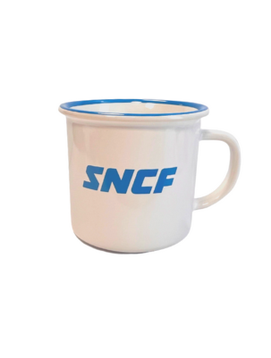 [233229] MUG LOGO SNCF RETRO BLEU TURQUOISE