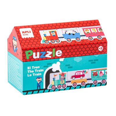 [233238] Puzzle maisonnette Train