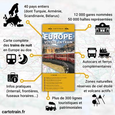 [233244] CARTOTRAIN - CARTE EUROPE